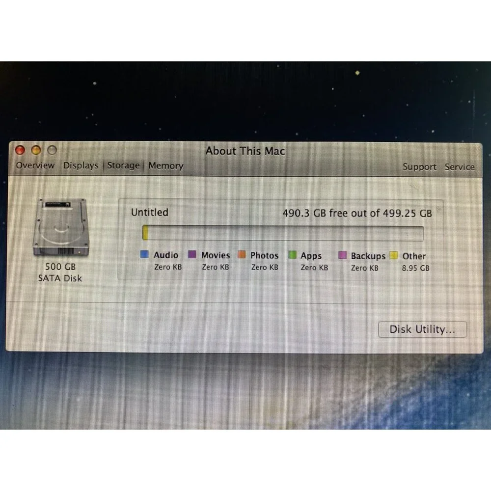 Apple Mac Mini A1347 Late-2012 Intel i5-3210M @2.5GHz 4GB RAM 500GB HDD